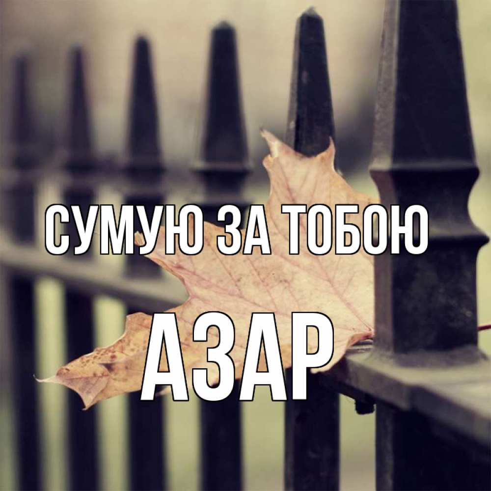 Открытка на каждый день з підписом, Азар Сумую за тобою очень скучно Прикольна листівка з побажанням онлайн скачати безкоштовно 