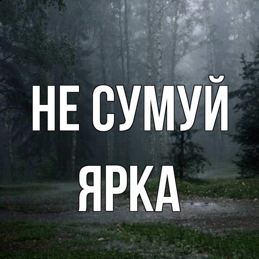 Открытка на каждый день з підписом, Ярка Не сумуй осень Прикольна листівка з побажанням онлайн скачати безкоштовно 