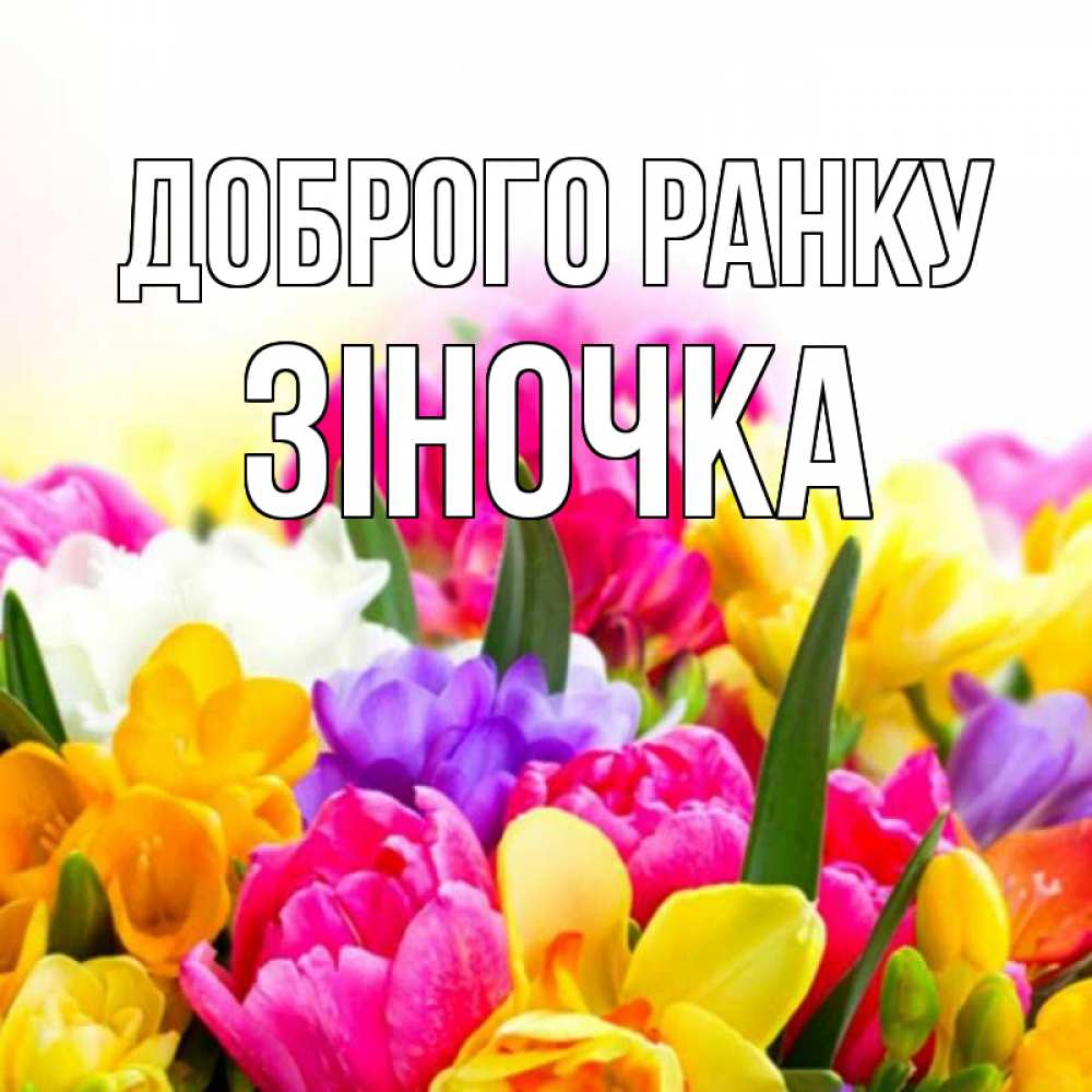 Открытка на каждый день з підписом, Зіночка Доброго ранку создать открытку со свое подписью Прикольна листівка з побажанням онлайн скачати безкоштовно 