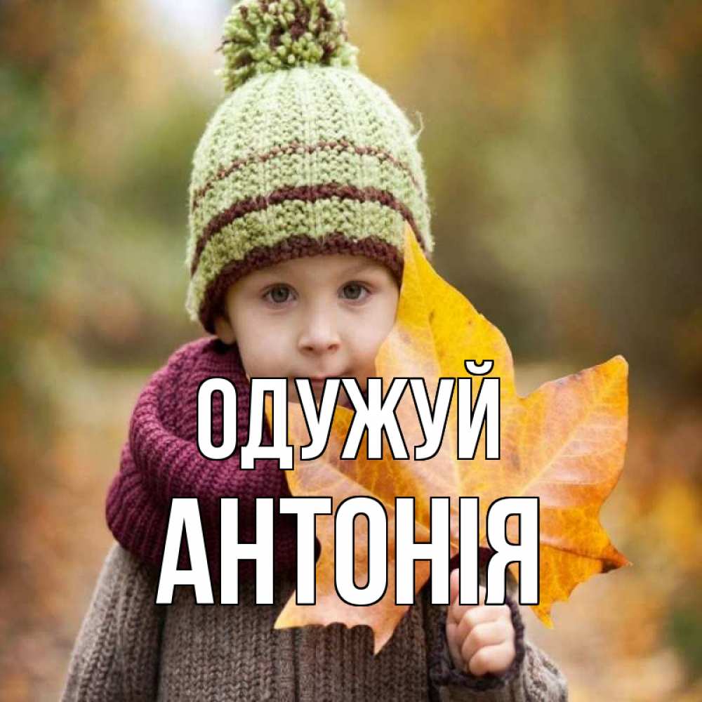 Открытка на каждый день з підписом, Антонія Одужуй дышим свежим воздухом Прикольна листівка з побажанням онлайн скачати безкоштовно 