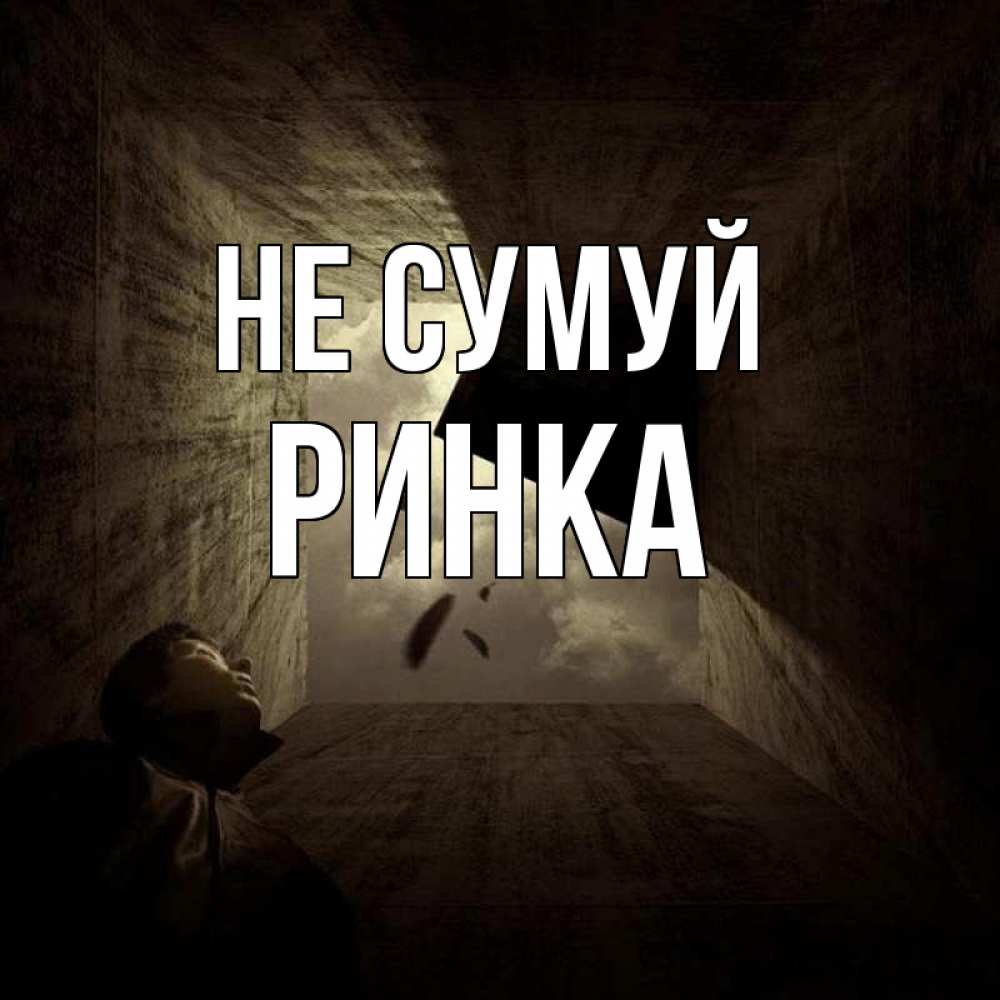 Открытка на каждый день з підписом, Ринка Не сумуй жуть Прикольна листівка з побажанням онлайн скачати безкоштовно 