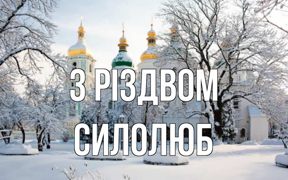 Открытка на каждый день з підписом, Силолюб З Різдвом зима, церковь Прикольна листівка з побажанням онлайн скачати безкоштовно 