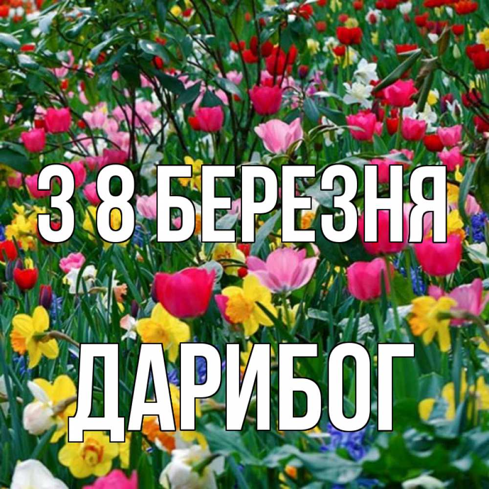 Открытка на каждый день з підписом, Дарибог З 8 БЕРЕЗНЯ с международным женским днем поздравления для женщины Прикольна листівка з побажанням онлайн скачати безкоштовно 