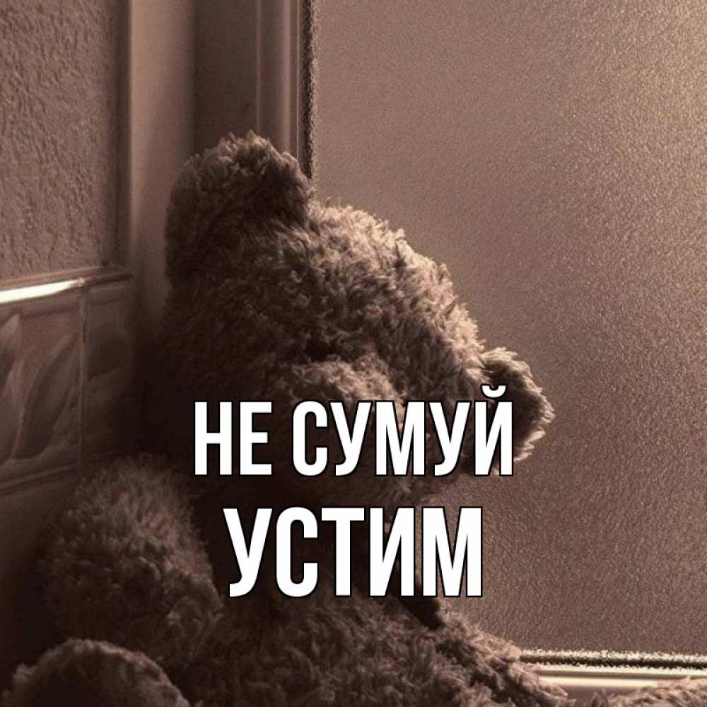 Открытка на каждый день з підписом, Устим Не сумуй стекол рефленое Прикольна листівка з побажанням онлайн скачати безкоштовно 