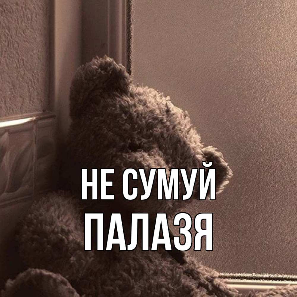 Открытка на каждый день з підписом, Палазя Не сумуй стекол рефленое Прикольна листівка з побажанням онлайн скачати безкоштовно 