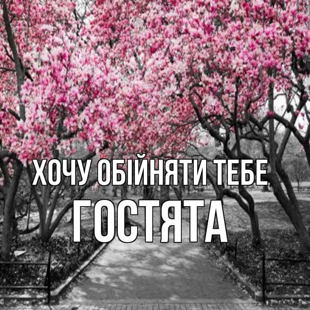 Открытка на каждый день з підписом, Гостята Хочу обійняти тебе обработанное фото Прикольна листівка з побажанням онлайн скачати безкоштовно 