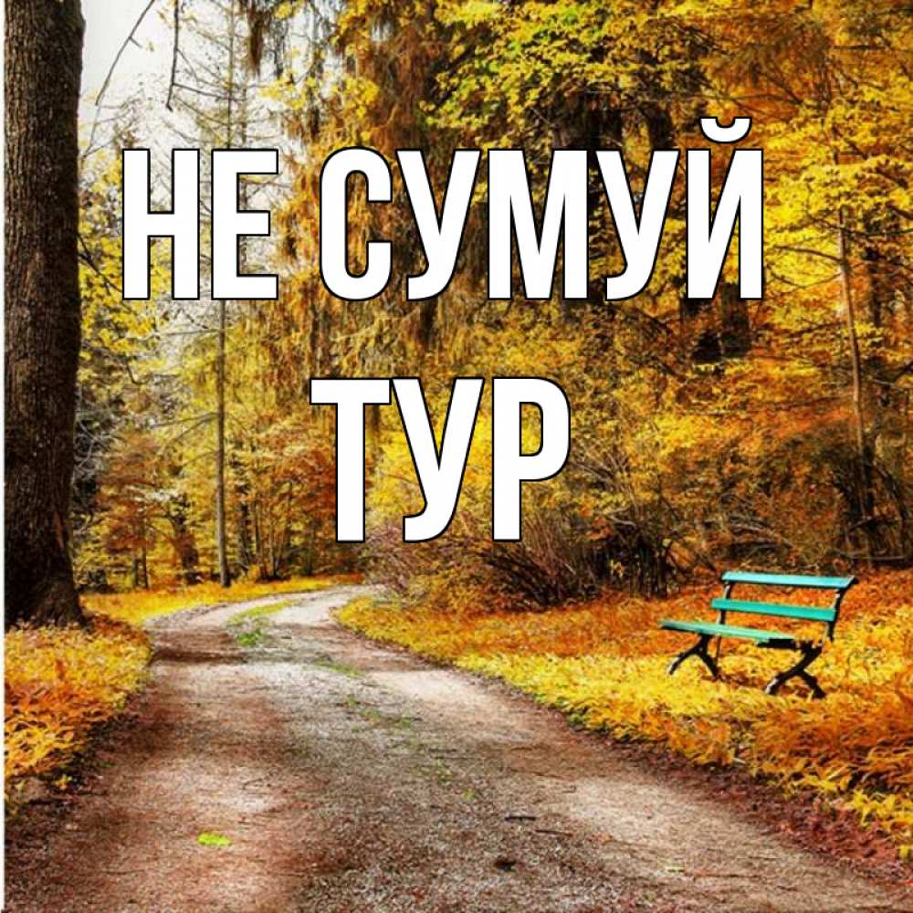 Картинка з підписом, Тур, Не сумуй