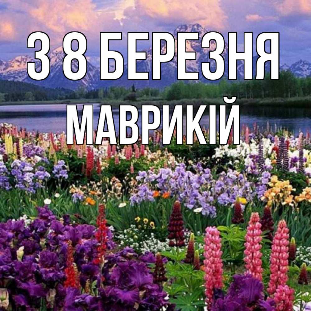 Открытка на каждый день з підписом, Маврикій З 8 БЕРЕЗНЯ международный женский день Прикольна листівка з побажанням онлайн скачати безкоштовно 