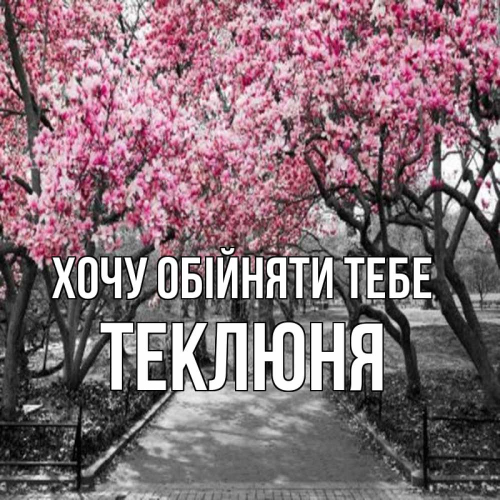 Открытка на каждый день з підписом, Теклюня Хочу обійняти тебе обработанное фото Прикольна листівка з побажанням онлайн скачати безкоштовно 