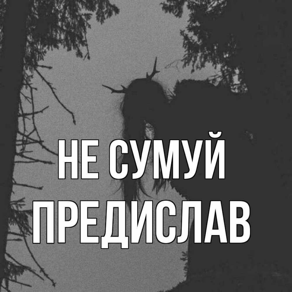 Открытка на каждый день з підписом, Предислав Не сумуй чудище лесное Прикольна листівка з побажанням онлайн скачати безкоштовно 