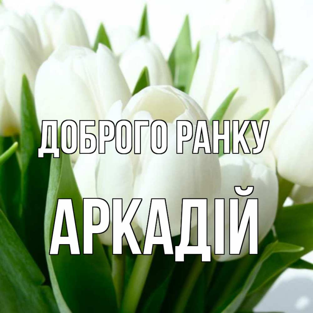 Открытка на каждый день з підписом, Аркадій Доброго ранку открытки на каждый день по именам Прикольна листівка з побажанням онлайн скачати безкоштовно 