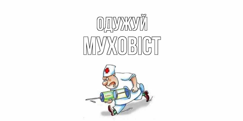 Открытка на каждый день з підписом, Муховіст Одужуй прикольные открытки не болей Прикольна листівка з побажанням онлайн скачати безкоштовно 