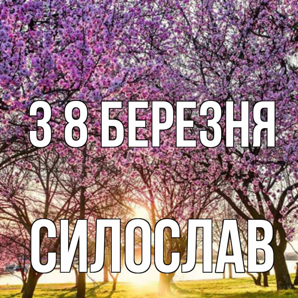 Открытка на каждый день з підписом, Силослав З 8 БЕРЕЗНЯ международный женский день Прикольна листівка з побажанням онлайн скачати безкоштовно 
