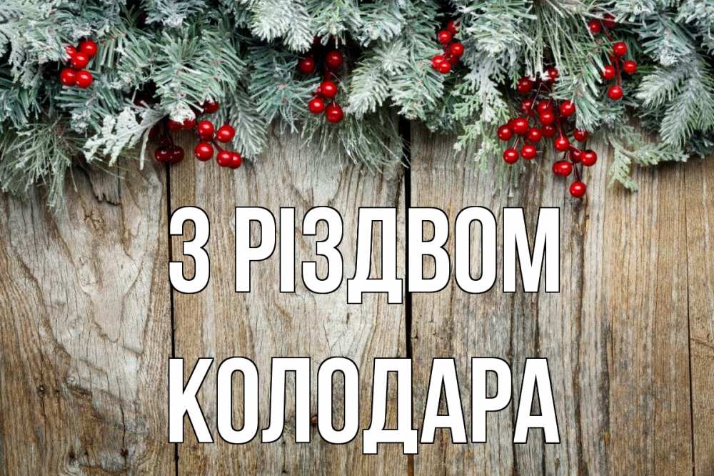 Открытка на каждый день з підписом, Колодара З Різдвом с рождеством Прикольна листівка з побажанням онлайн скачати безкоштовно 