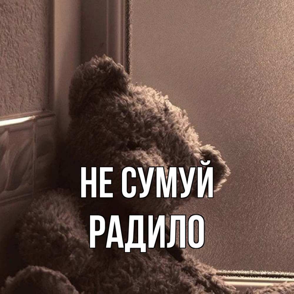 Открытка на каждый день з підписом, Радило Не сумуй стекол рефленое Прикольна листівка з побажанням онлайн скачати безкоштовно 