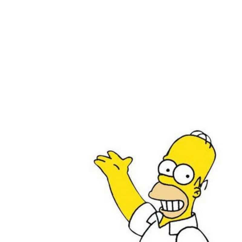 Открытка Гомер Симпсон с пожеланием  открытки с пожеланиями  Доброго ранку 