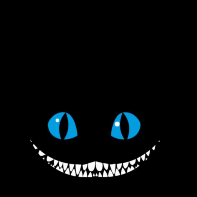 Открытка чеширский кот и утречко  голубые глаза и зубки  Доброго ранку 