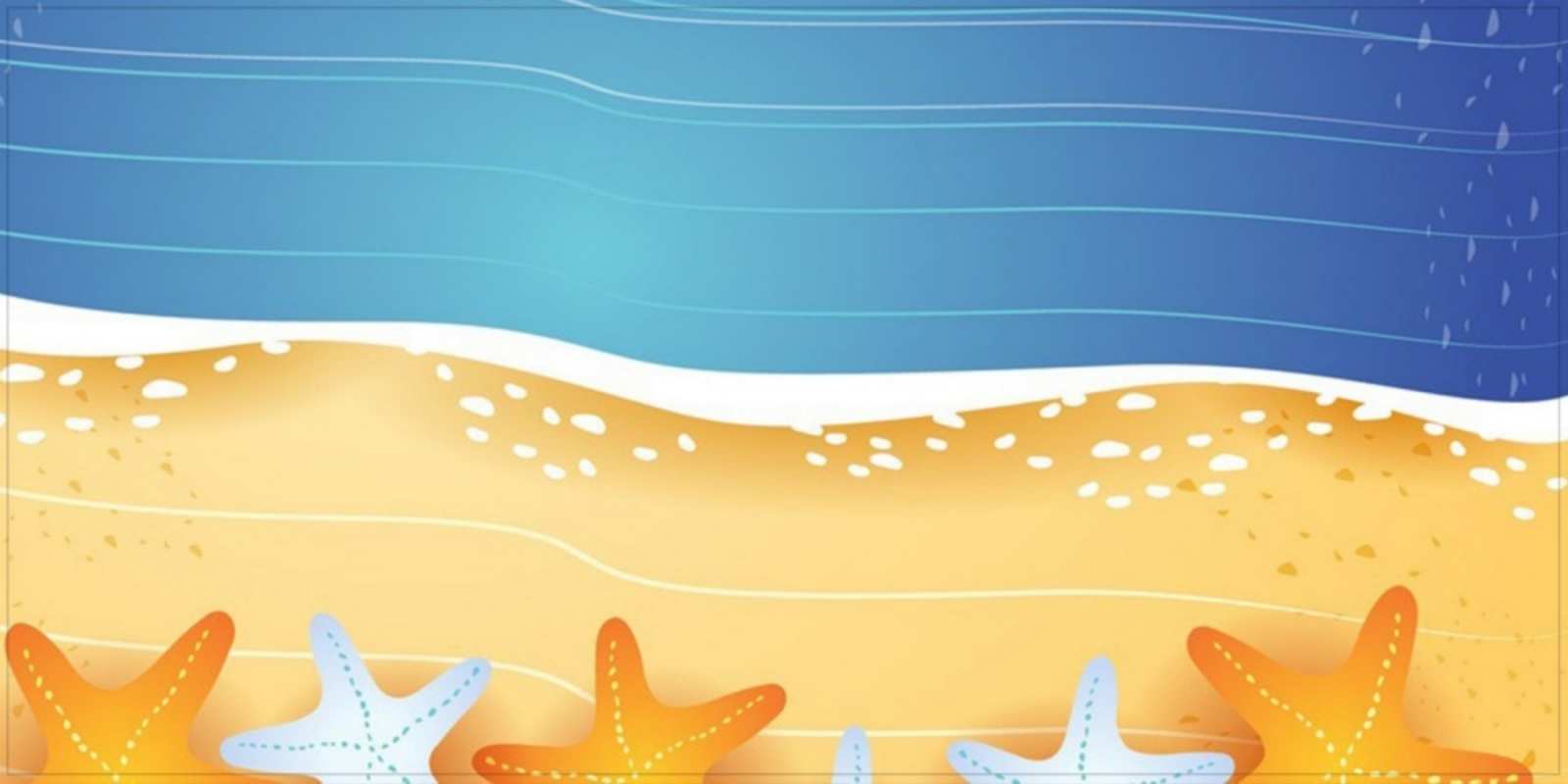 Открытка морской пляж и звезды и песок красивая морская тема Доброго ранку 