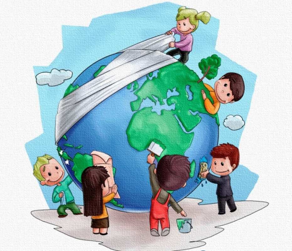 Открытка волонтеры лечат землю  С днем волонтера  З днем ​​волонтера 