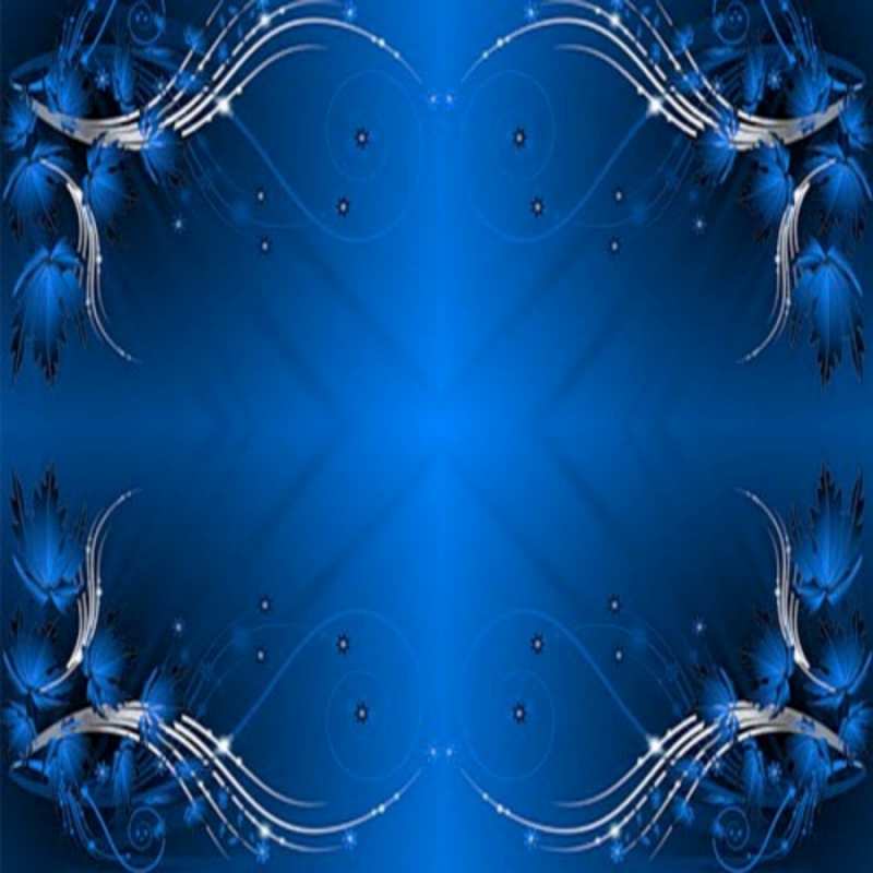 Открытка Рамочка с узорами синебелая  красивая рамочка с узорами  З Днем ангела 