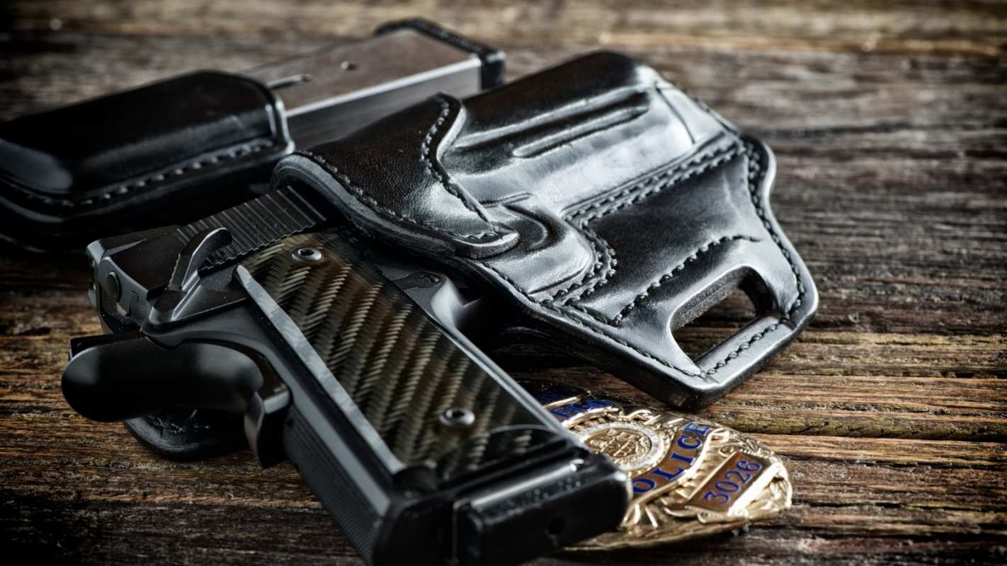 Открытка пистолет 1 пистолет 1 З днем ​​поліції 