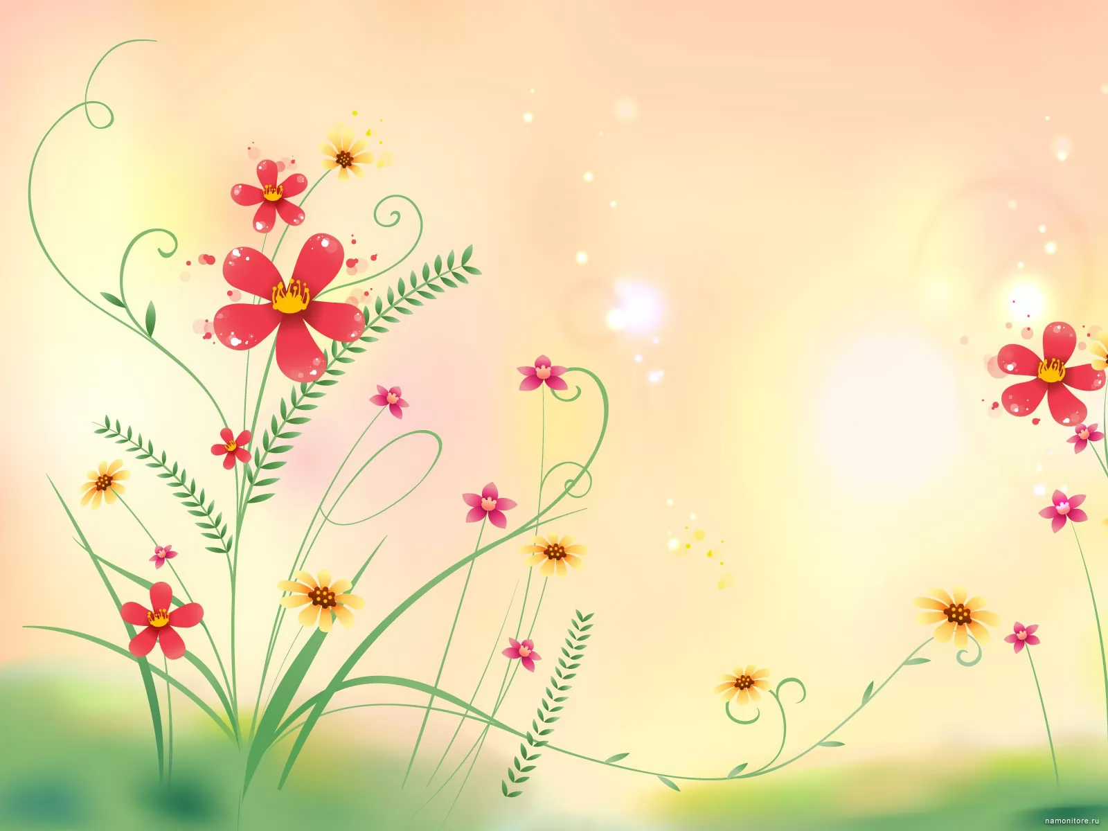 Открытка Весеннее настроение  С 1 мая  З 1 травня 