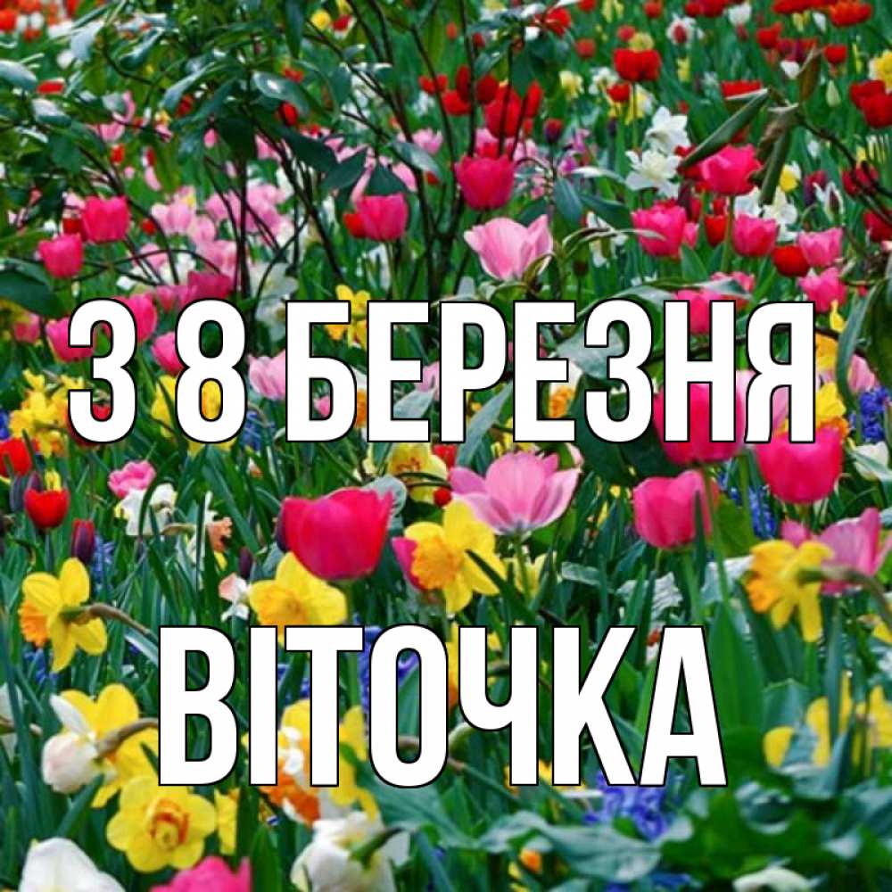 Открытка на каждый день з підписом, Віточка З 8 БЕРЕЗНЯ с международным женским днем поздравления для женщины Прикольна листівка з побажанням онлайн скачати безкоштовно 