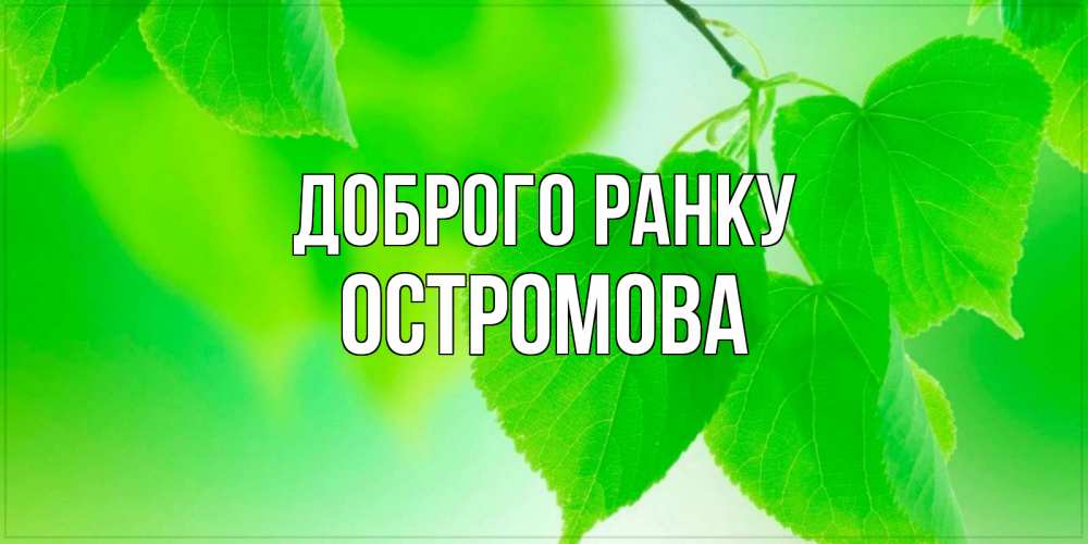 Открытка на каждый день з підписом, Остромова Доброго ранку доброе утро с березовыми листьями Прикольна листівка з побажанням онлайн скачати безкоштовно 