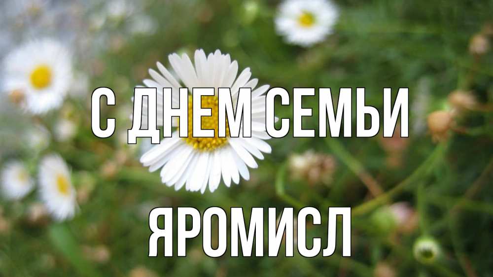 Открытка на каждый день з підписом, Яромисл С днем семьи с днем семьи Прикольна листівка з побажанням онлайн скачати безкоштовно 