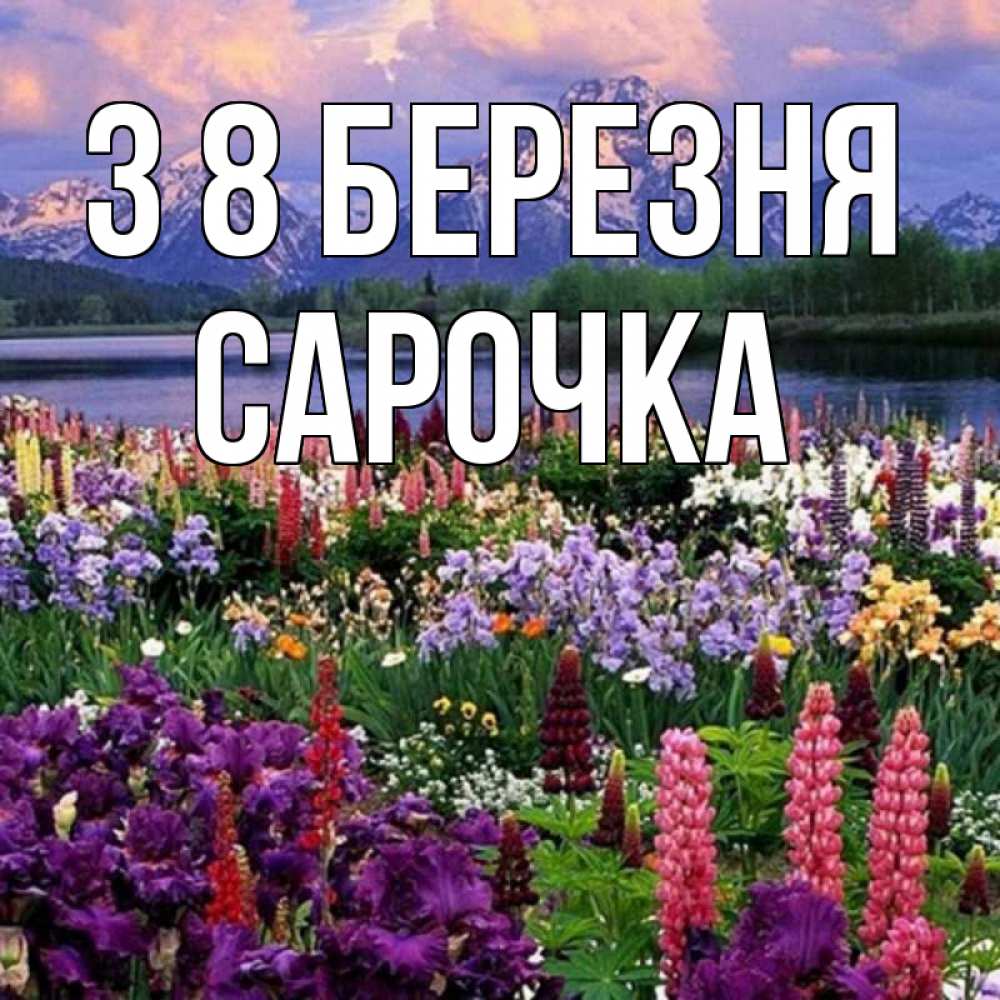 Открытка на каждый день з підписом, Сарочка З 8 БЕРЕЗНЯ международный женский день Прикольна листівка з побажанням онлайн скачати безкоштовно 