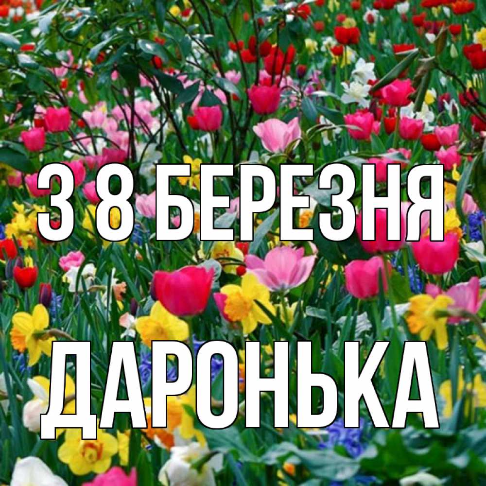 Открытка на каждый день з підписом, Даронька З 8 БЕРЕЗНЯ с международным женским днем поздравления для женщины Прикольна листівка з побажанням онлайн скачати безкоштовно 