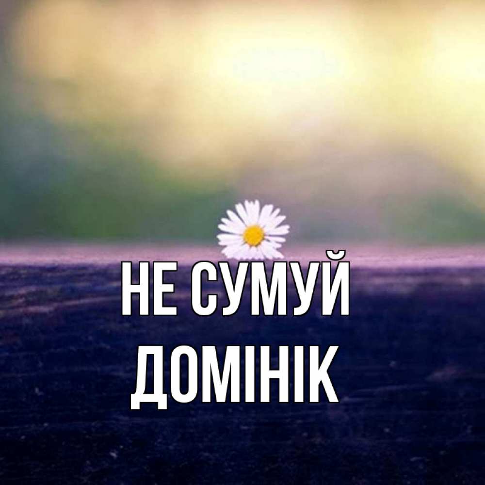 Открытка на каждый день з підписом, Домінік Не сумуй красота Прикольна листівка з побажанням онлайн скачати безкоштовно 