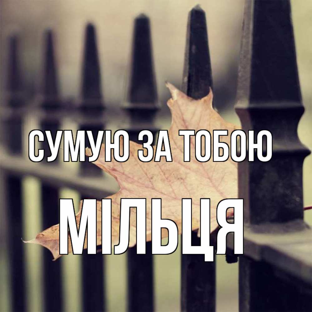 Открытка на каждый день з підписом, Мільця Сумую за тобою очень скучно Прикольна листівка з побажанням онлайн скачати безкоштовно 