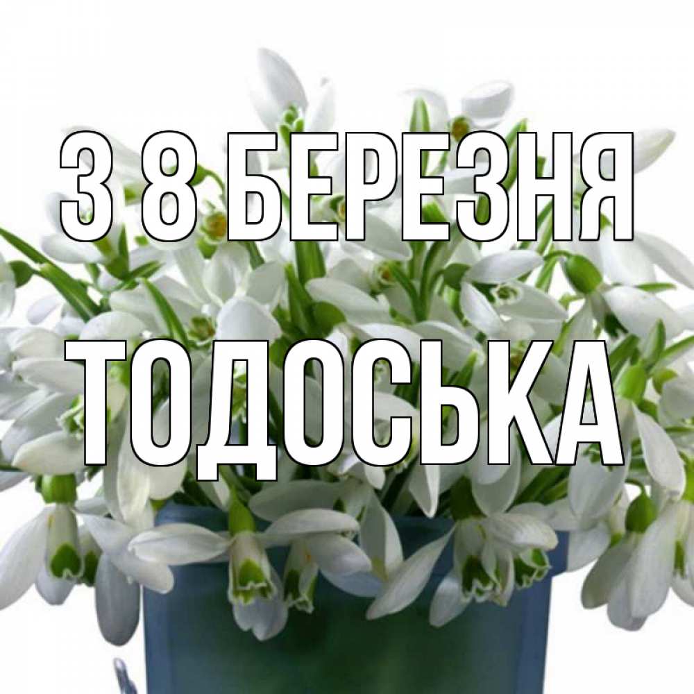 Открытка на каждый день з підписом, Тодоська З 8 БЕРЕЗНЯ цветы к международному женскому дню Прикольна листівка з побажанням онлайн скачати безкоштовно 