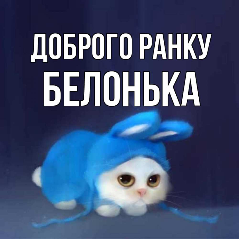 Открытка на каждый день з підписом, Белонька Доброго ранку открытки красивые скачать бесплатно Прикольна листівка з побажанням онлайн скачати безкоштовно 
