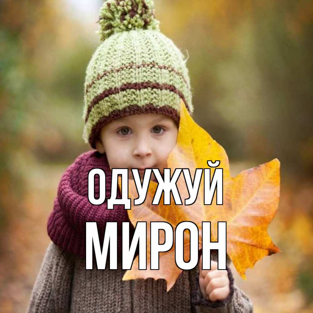 Открытка на каждый день з підписом, Мирон Одужуй дышим свежим воздухом Прикольна листівка з побажанням онлайн скачати безкоштовно 
