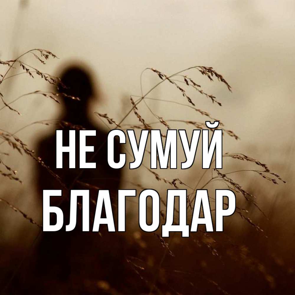 Открытка на каждый день з підписом, Благодар Не сумуй грусть Прикольна листівка з побажанням онлайн скачати безкоштовно 