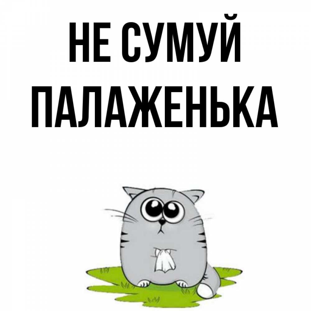 Открытка на каждый день з підписом, Палаженька Не сумуй грустный котяра Прикольна листівка з побажанням онлайн скачати безкоштовно 