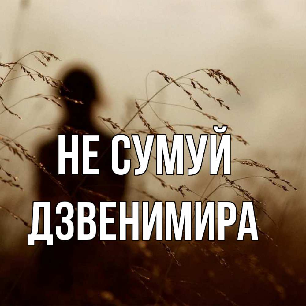 Открытка на каждый день з підписом, Дзвенимира Не сумуй грусть Прикольна листівка з побажанням онлайн скачати безкоштовно 