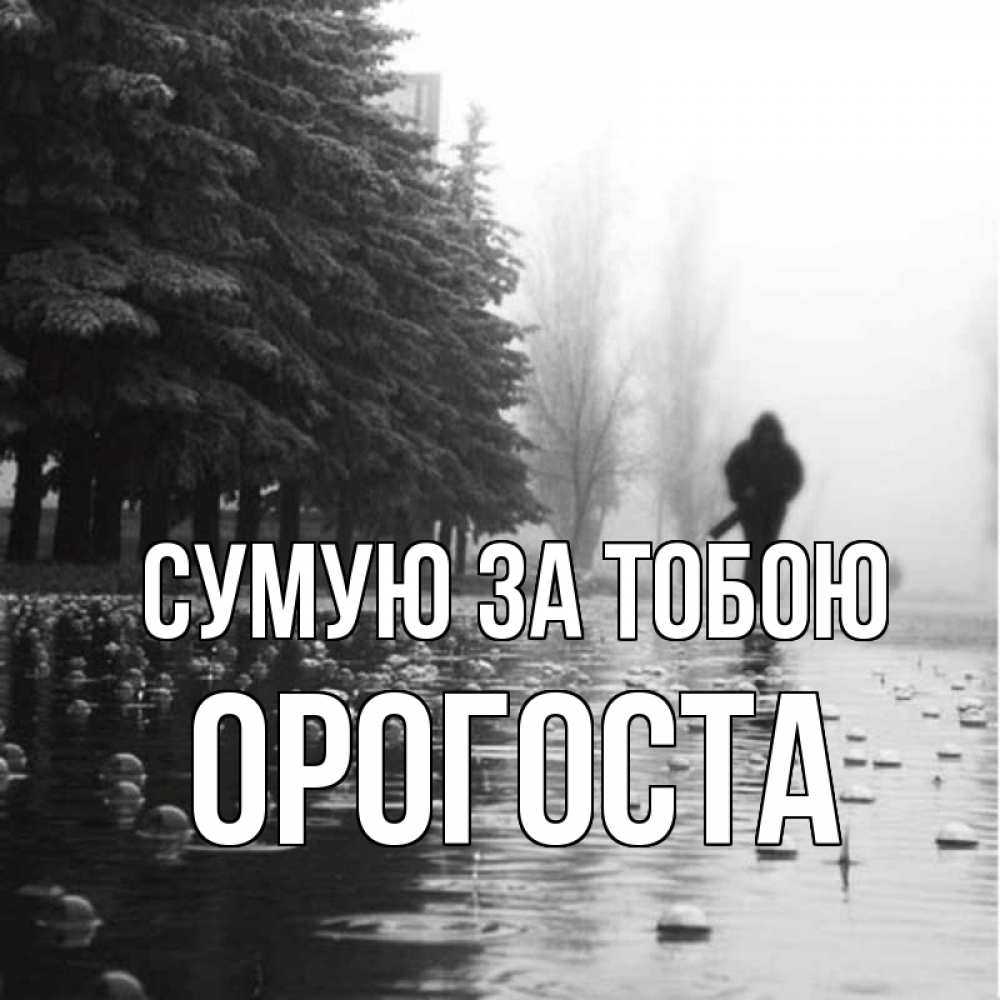 Открытка на каждый день з підписом, Орогоста Сумую за тобою приходи Прикольна листівка з побажанням онлайн скачати безкоштовно 