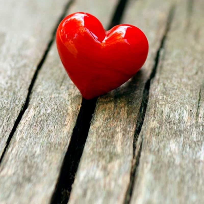 Открытка сердце 2 красное 2 Я тебе кохаю 