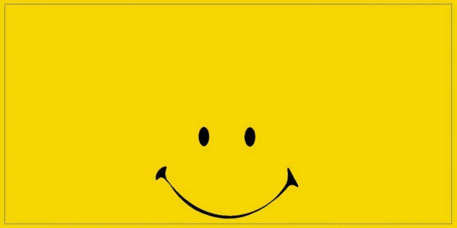 Открытка Позитивная желтая открытка с приветом смайл Вітання 