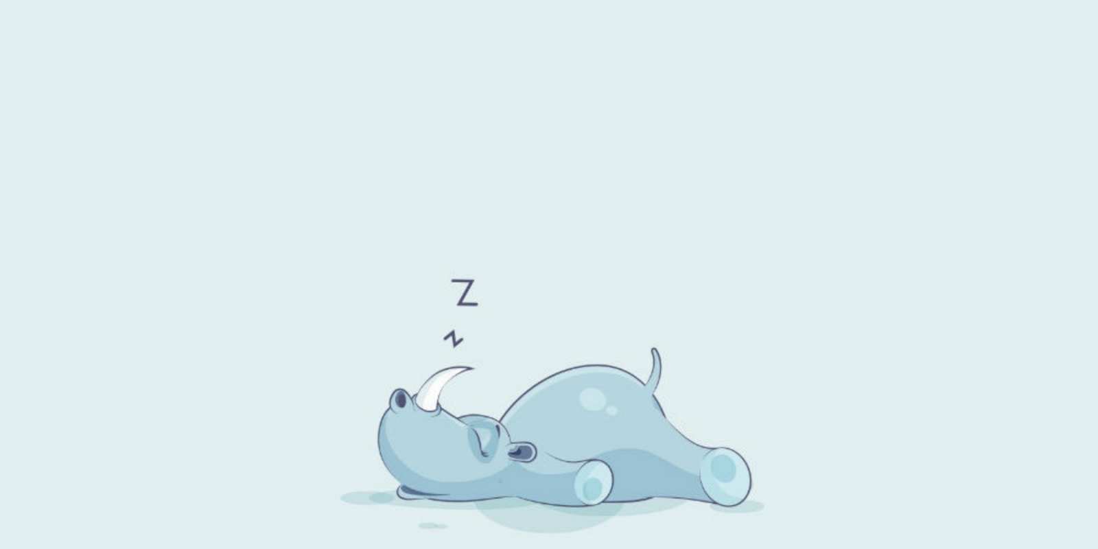 Открытка носорог спт сладких снов с носорогом На добраніч 