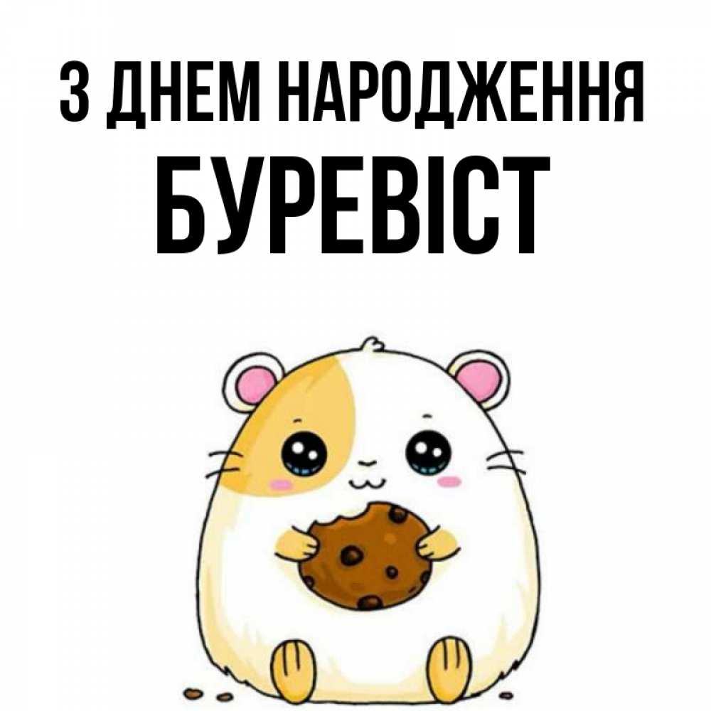Открытка на каждый день з підписом, Буревіст З Днем народження с днюхой Прикольна листівка з побажанням онлайн скачати безкоштовно 