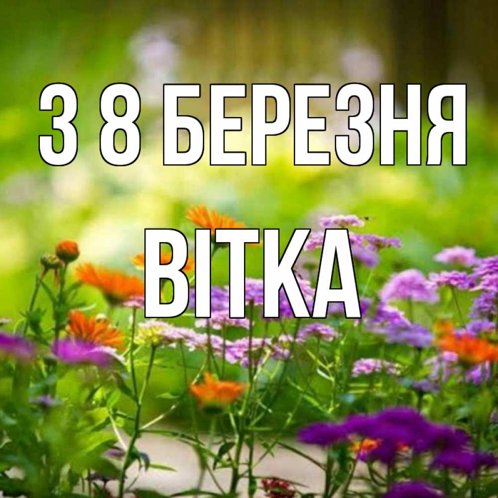 Открытка на каждый день з підписом, Вітка З 8 БЕРЕЗНЯ цветы Прикольна листівка з побажанням онлайн скачати безкоштовно 