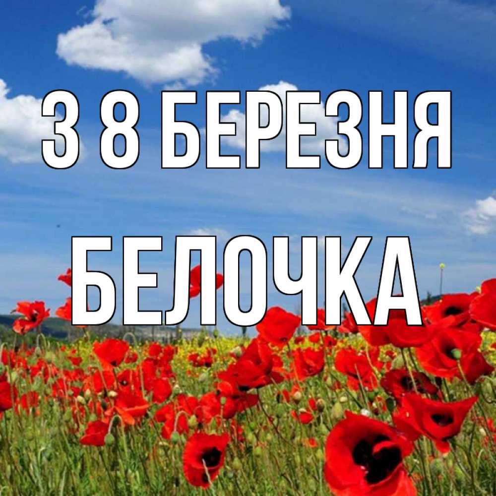 Открытка на каждый день з підписом, Белочка З 8 БЕРЕЗНЯ международный женский день 1 Прикольна листівка з побажанням онлайн скачати безкоштовно 