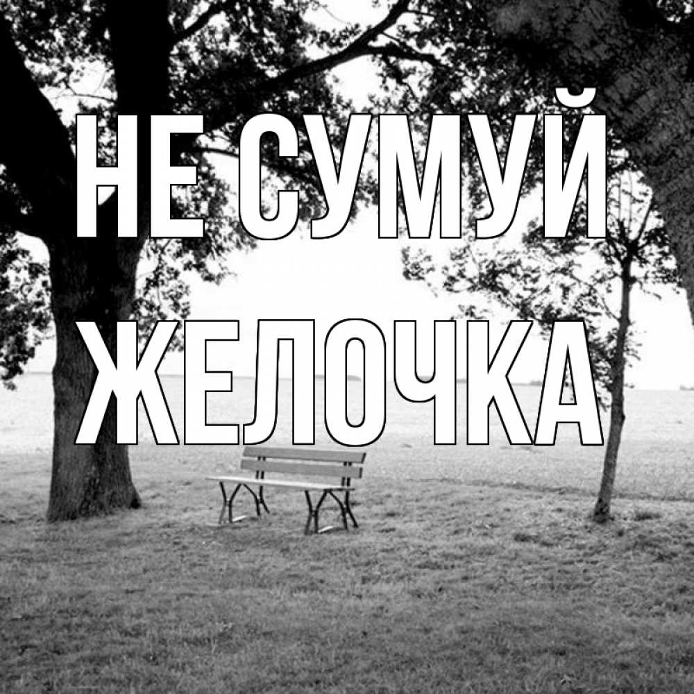 Открытка на каждый день з підписом, Желочка Не сумуй мощное дерево Прикольна листівка з побажанням онлайн скачати безкоштовно 