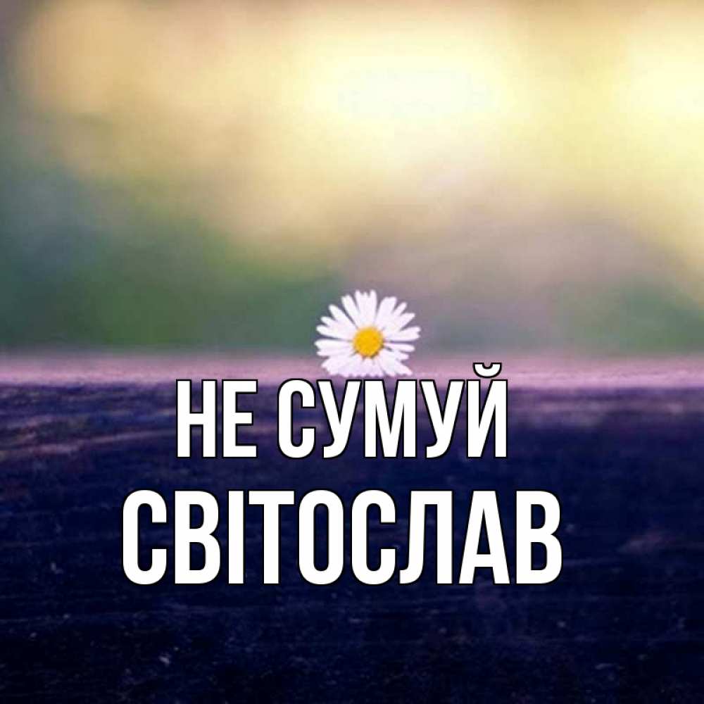 Открытка на каждый день з підписом, Світослав Не сумуй красота Прикольна листівка з побажанням онлайн скачати безкоштовно 