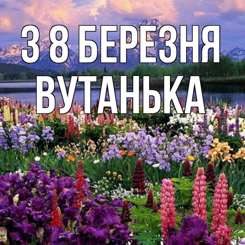 Открытка на каждый день з підписом, Вутанька З 8 БЕРЕЗНЯ международный женский день Прикольна листівка з побажанням онлайн скачати безкоштовно 