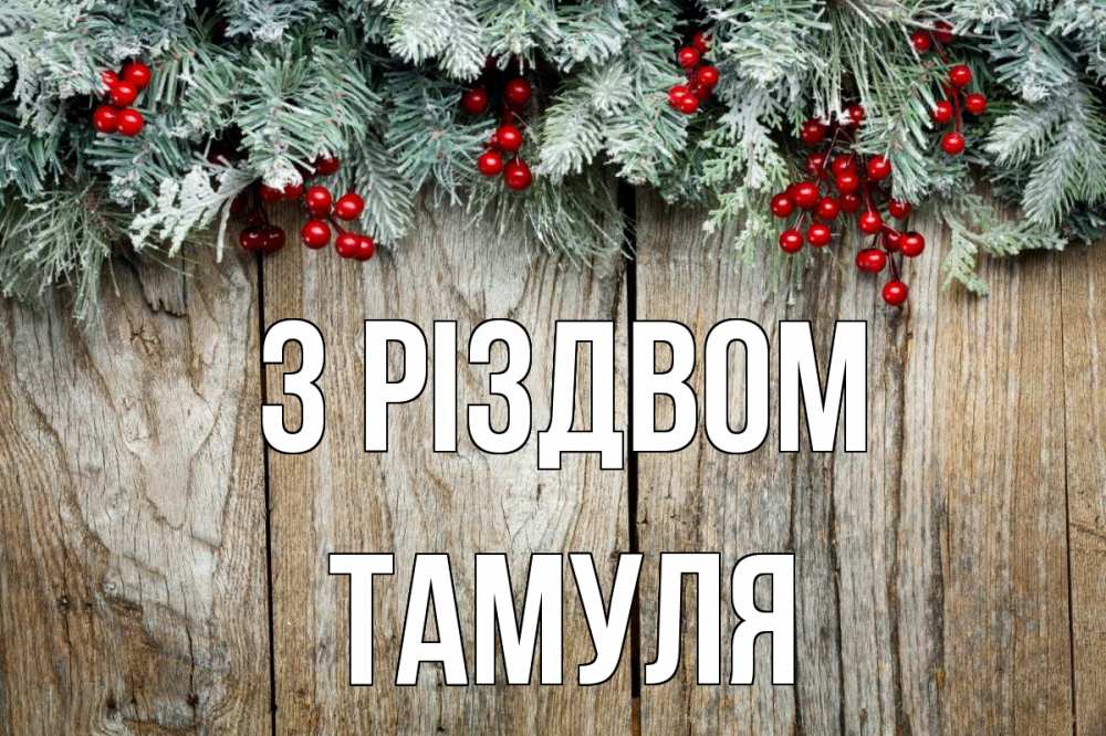 Открытка на каждый день з підписом, Тамуля З Різдвом с рождеством Прикольна листівка з побажанням онлайн скачати безкоштовно 